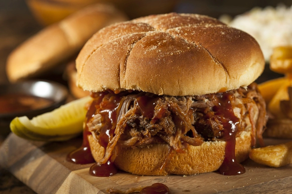 Sloppy Joe sandwich on a plate