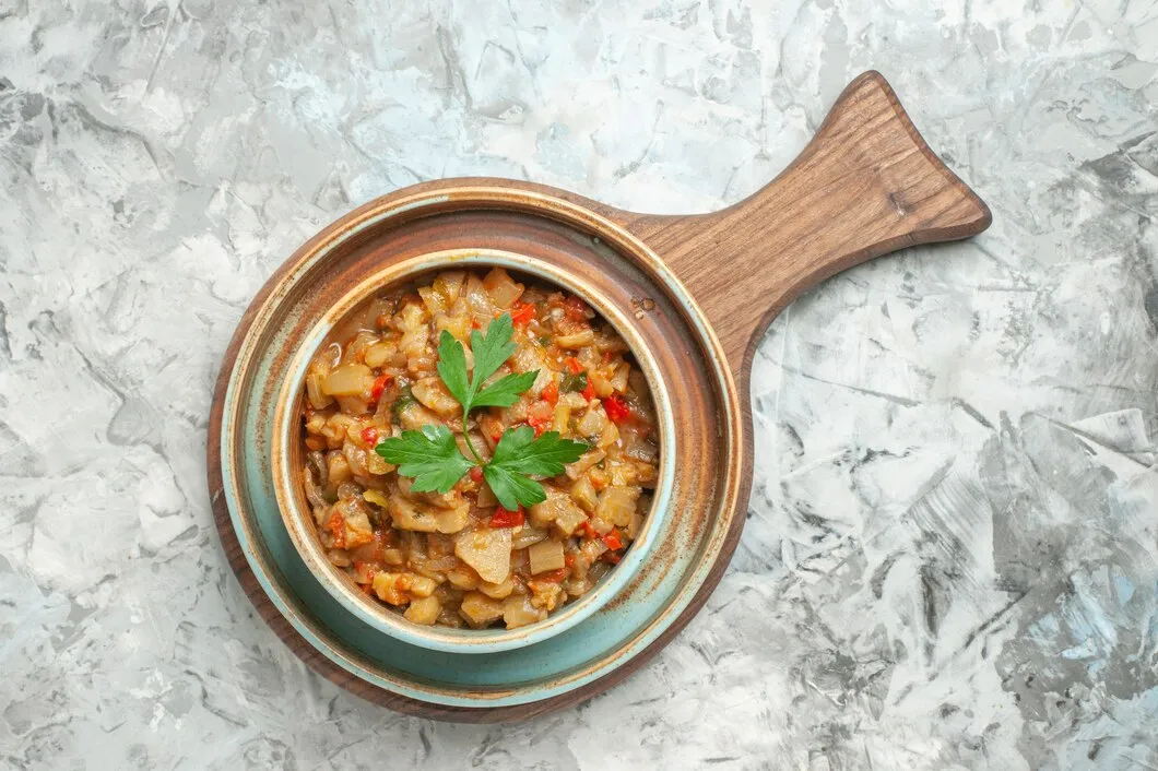 Hearty bowl of escarole and bean soup