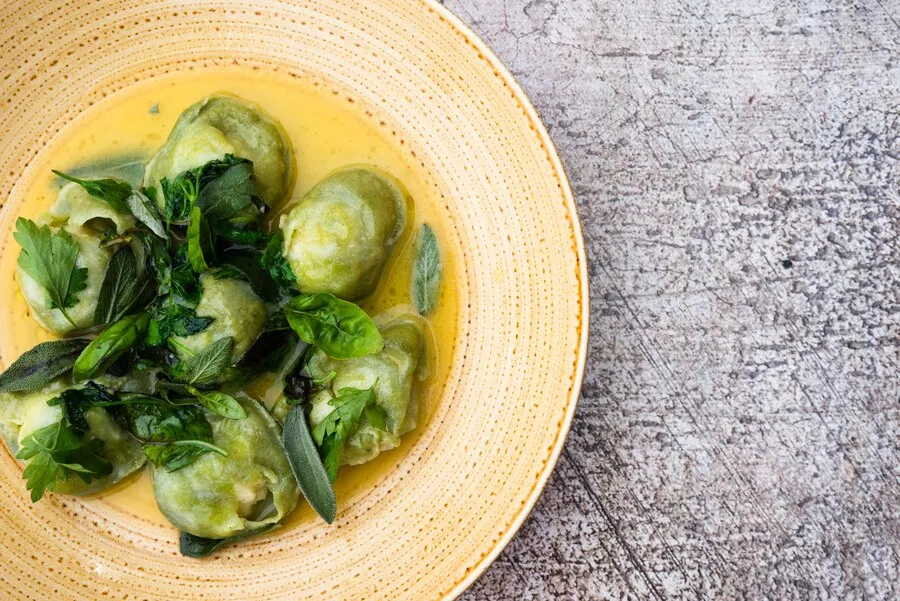 A hearty bowl of escarole soup