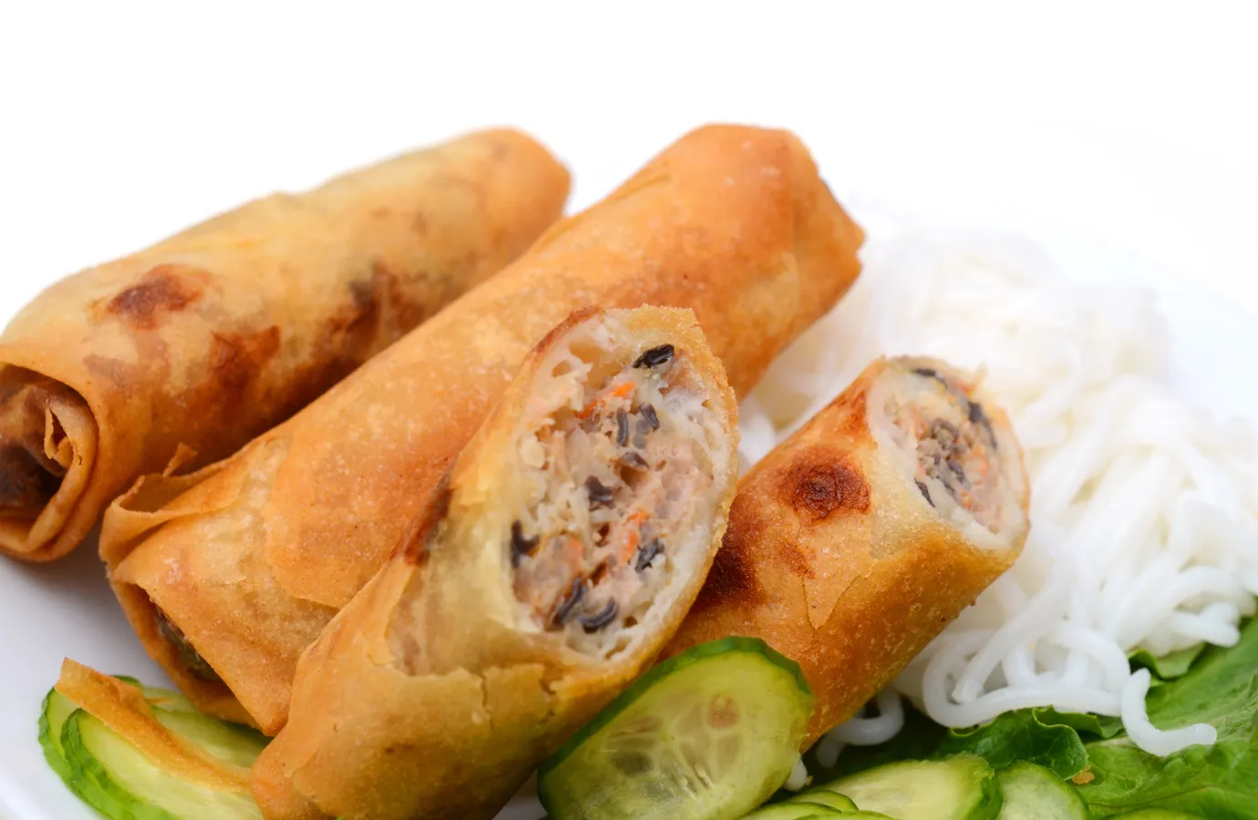 of rice paper and wheat-based Vietnamese egg roll wrappers