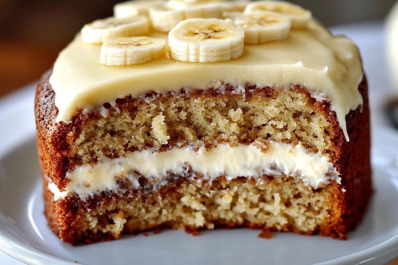 Banana Bread Cake with Cream Cheese Frosting