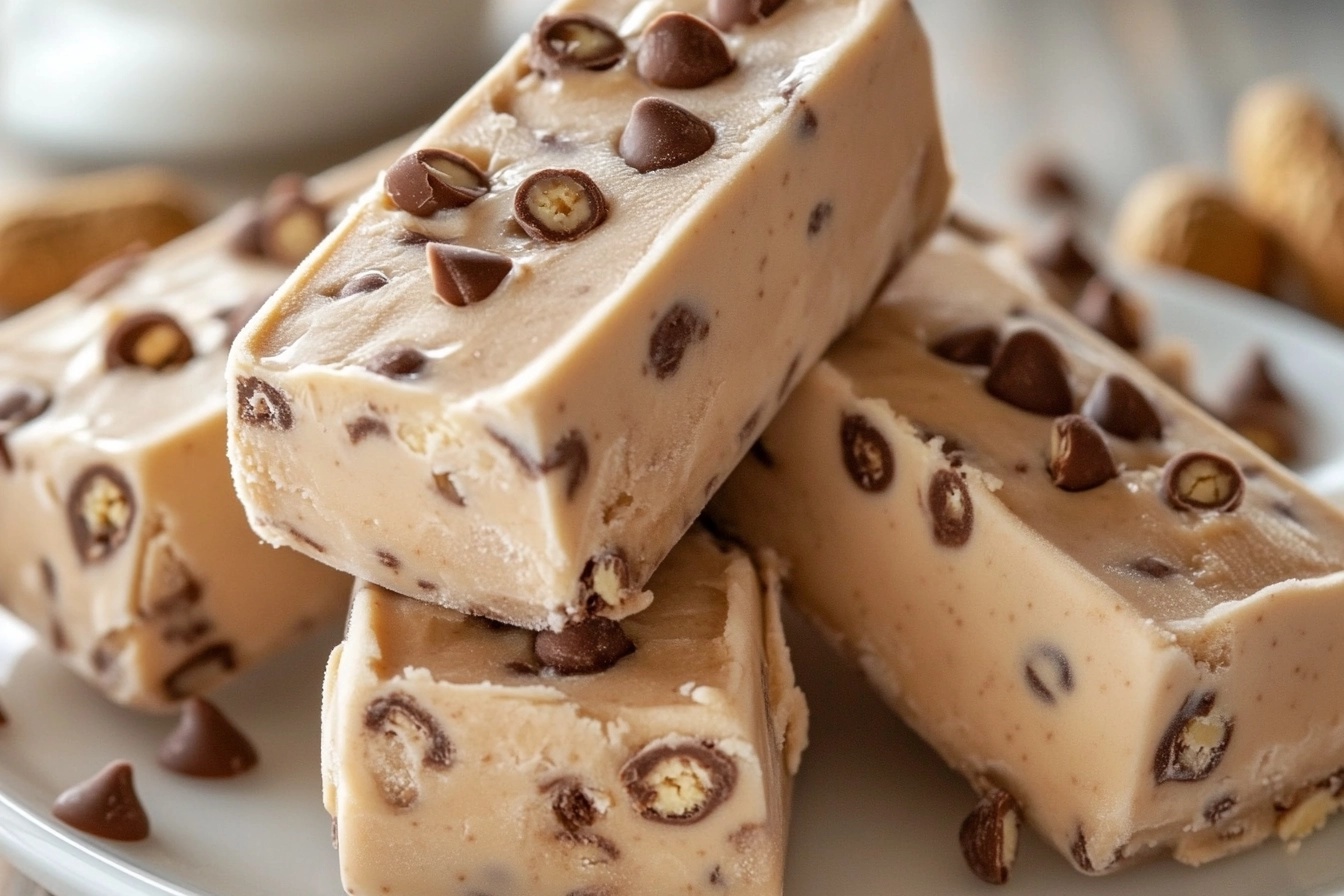 Peanut Butter Frozen Yogurt Bars
