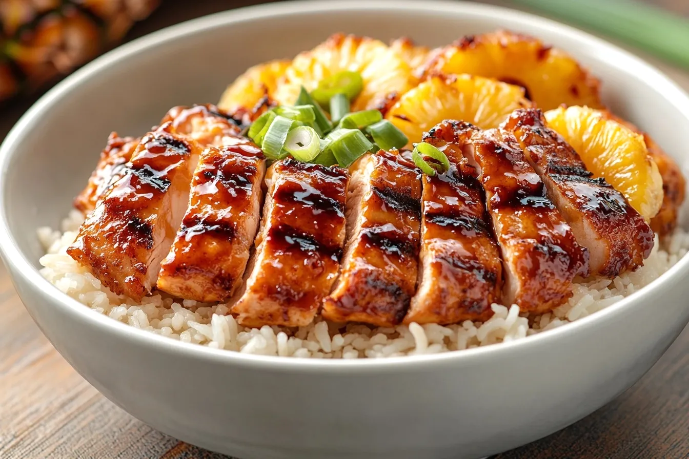 Pineapple Chicken and Rice: A Sweet and Savory Tropical Dish