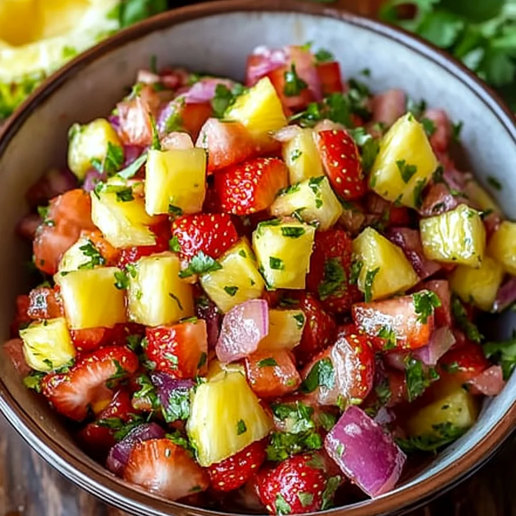 Refreshing Strawberry Pineapple Salsa Recipe