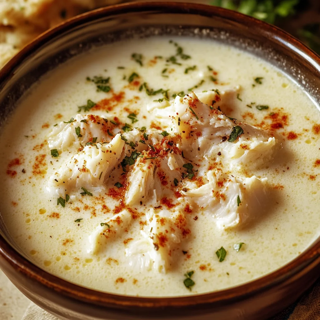 Delight in the Richness of Maryland Cream of Crab Soup