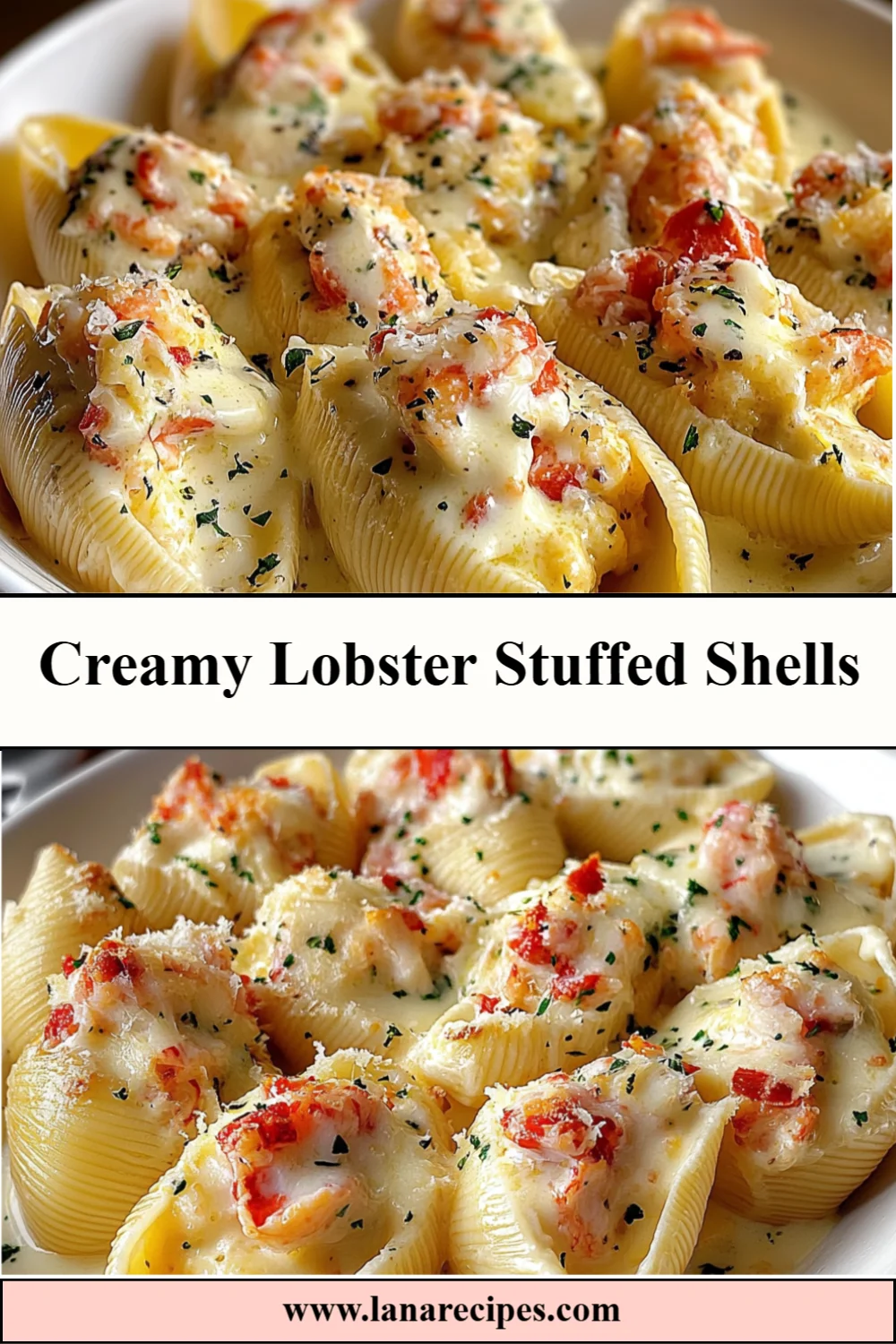 Creamy Lobster Stuffed Shells 🦞🧀
