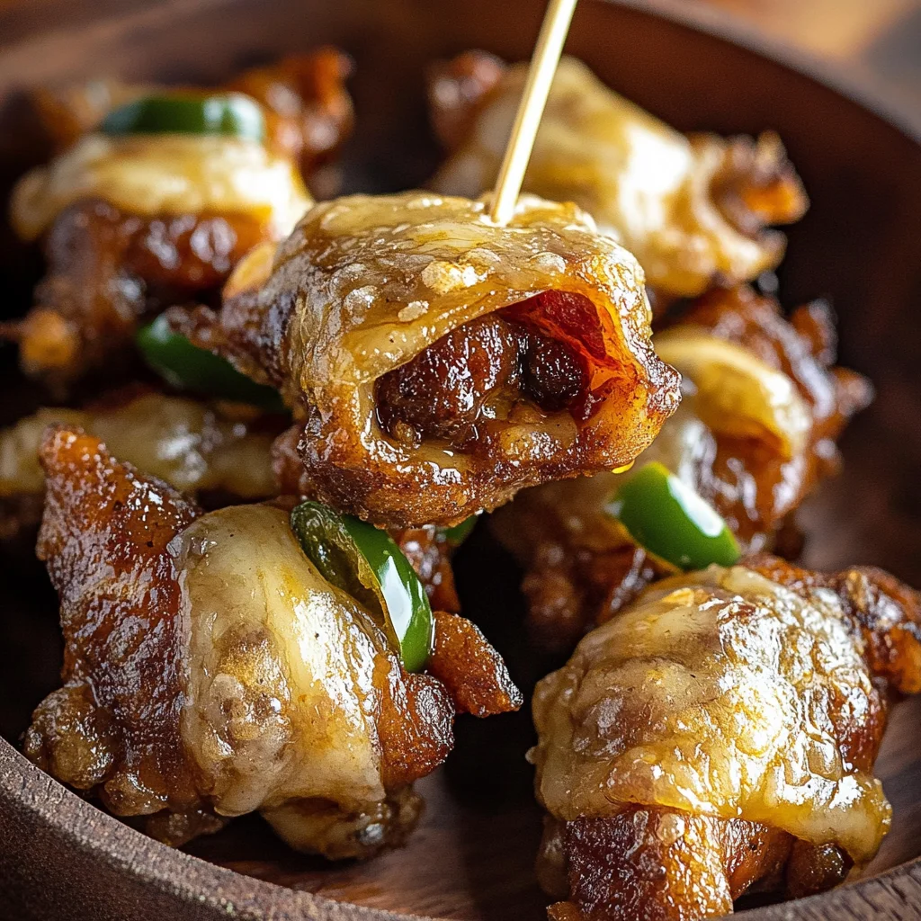 Trailer Park Toad Bites Recipe – Cheesy Spicy Bacon-wrapped Party Snack