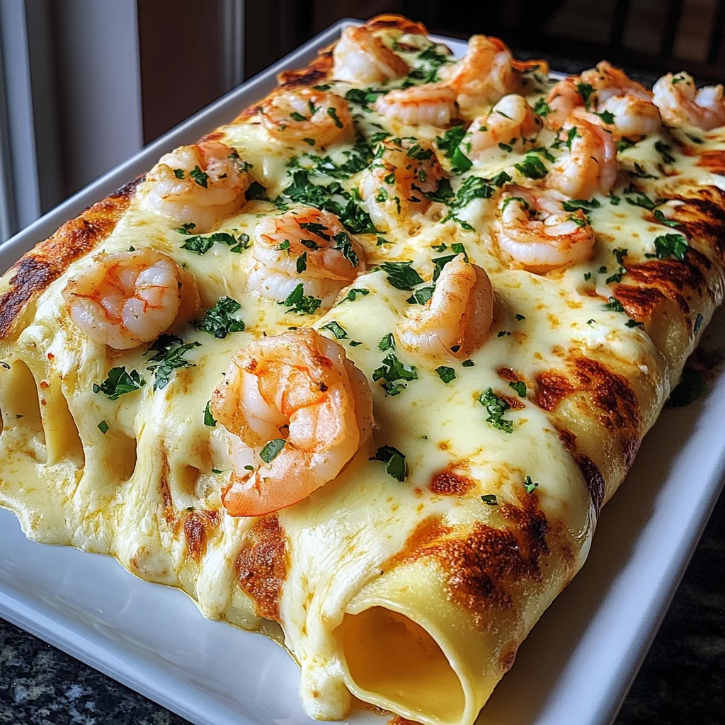 Cheesy Garlic Shrimp Cannelloni Recipe (Cozy and Delicious!)