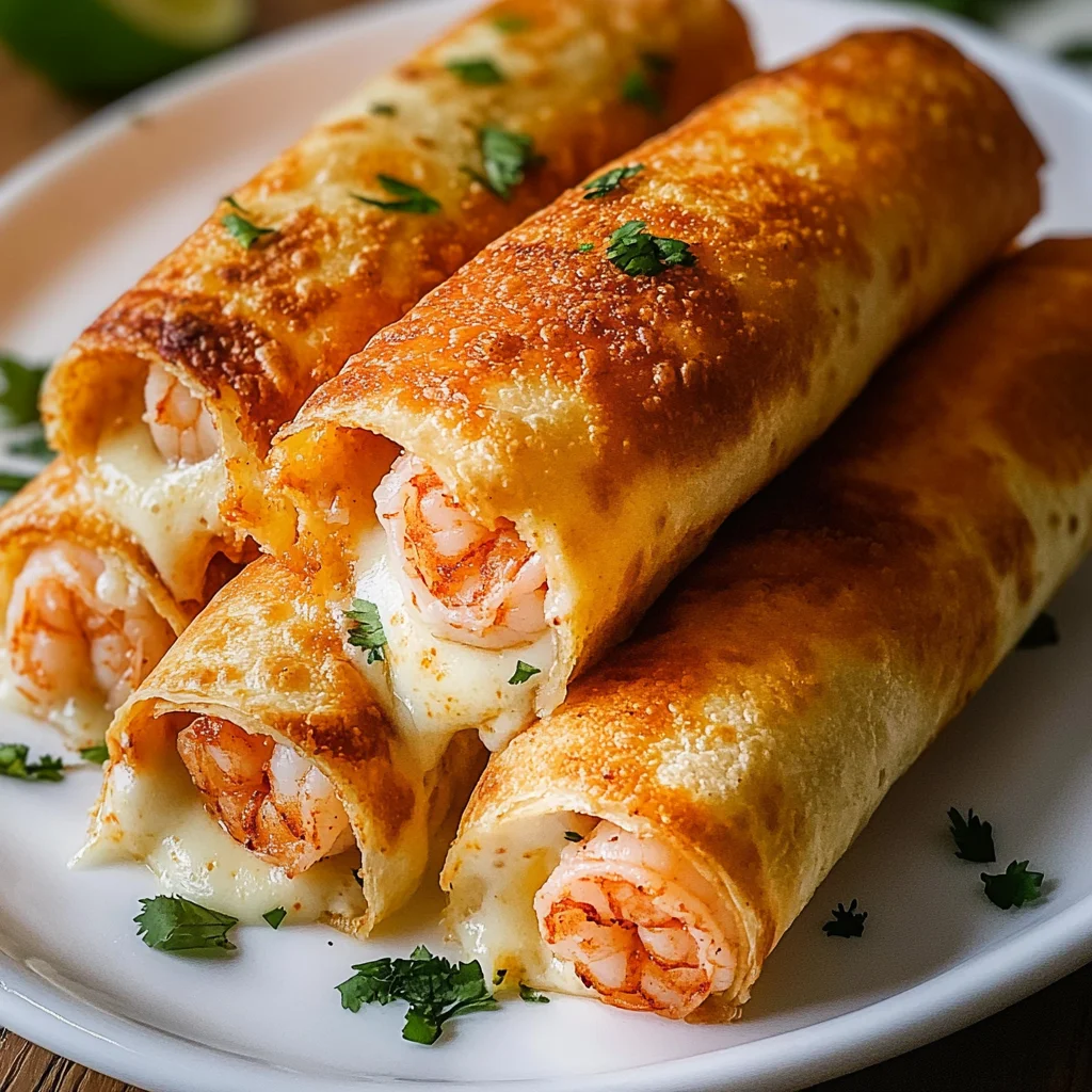 Crispy Cheesy Shrimp Chimichangas Recipe You’ll Love