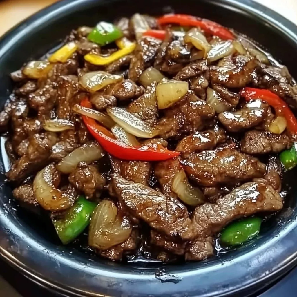 Delicious Chinese Pepper Steak with Onions Recipe