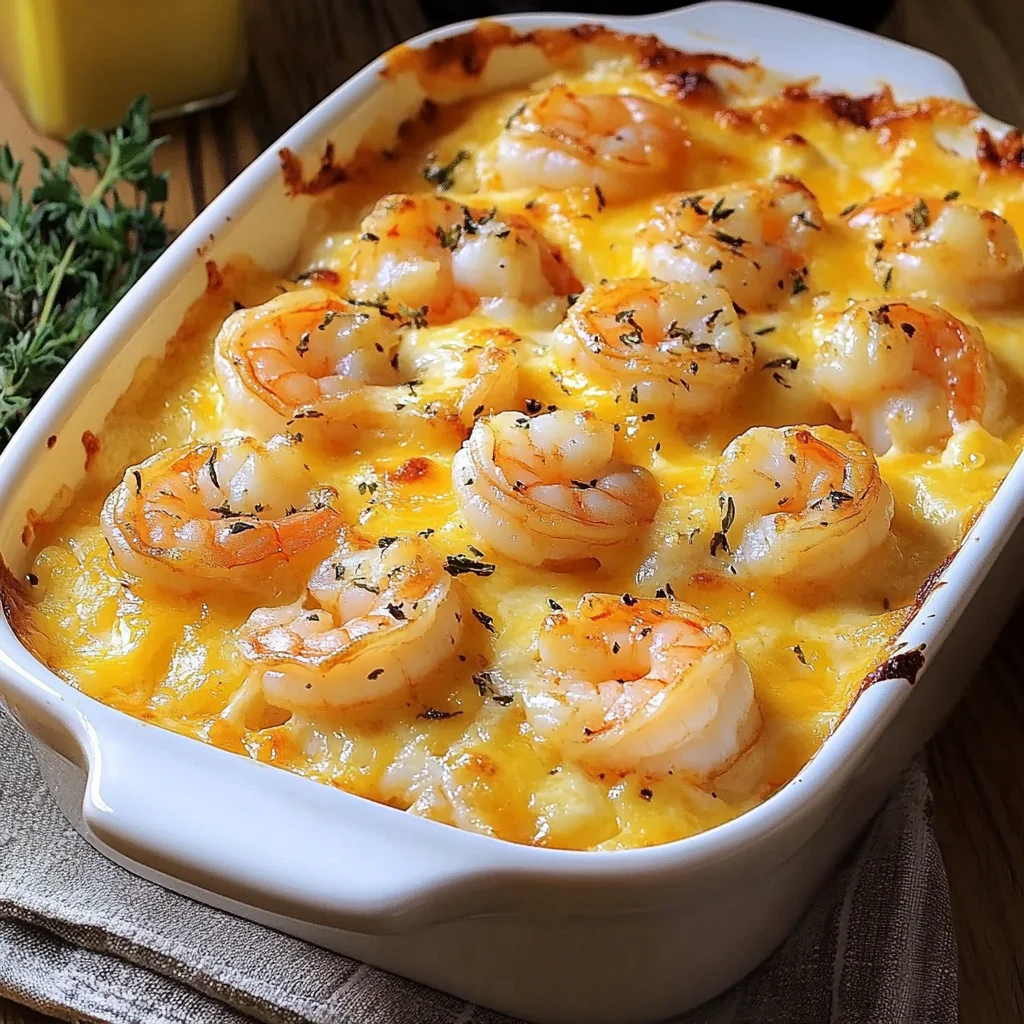 Deliciously Easy Cheesy Shrimp Casserole Recipe