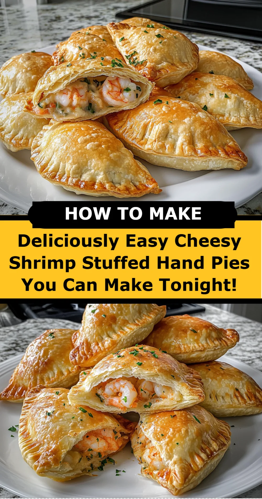Deliciously Easy Cheesy Shrimp Stuffed Hand Pies Recipe