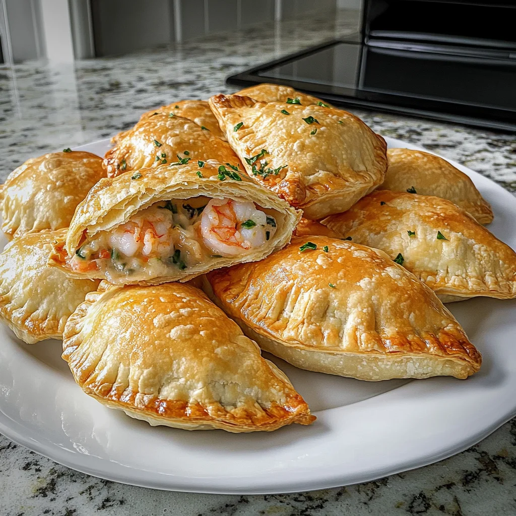 Deliciously Easy Cheesy Shrimp Stuffed Hand Pies Recipe