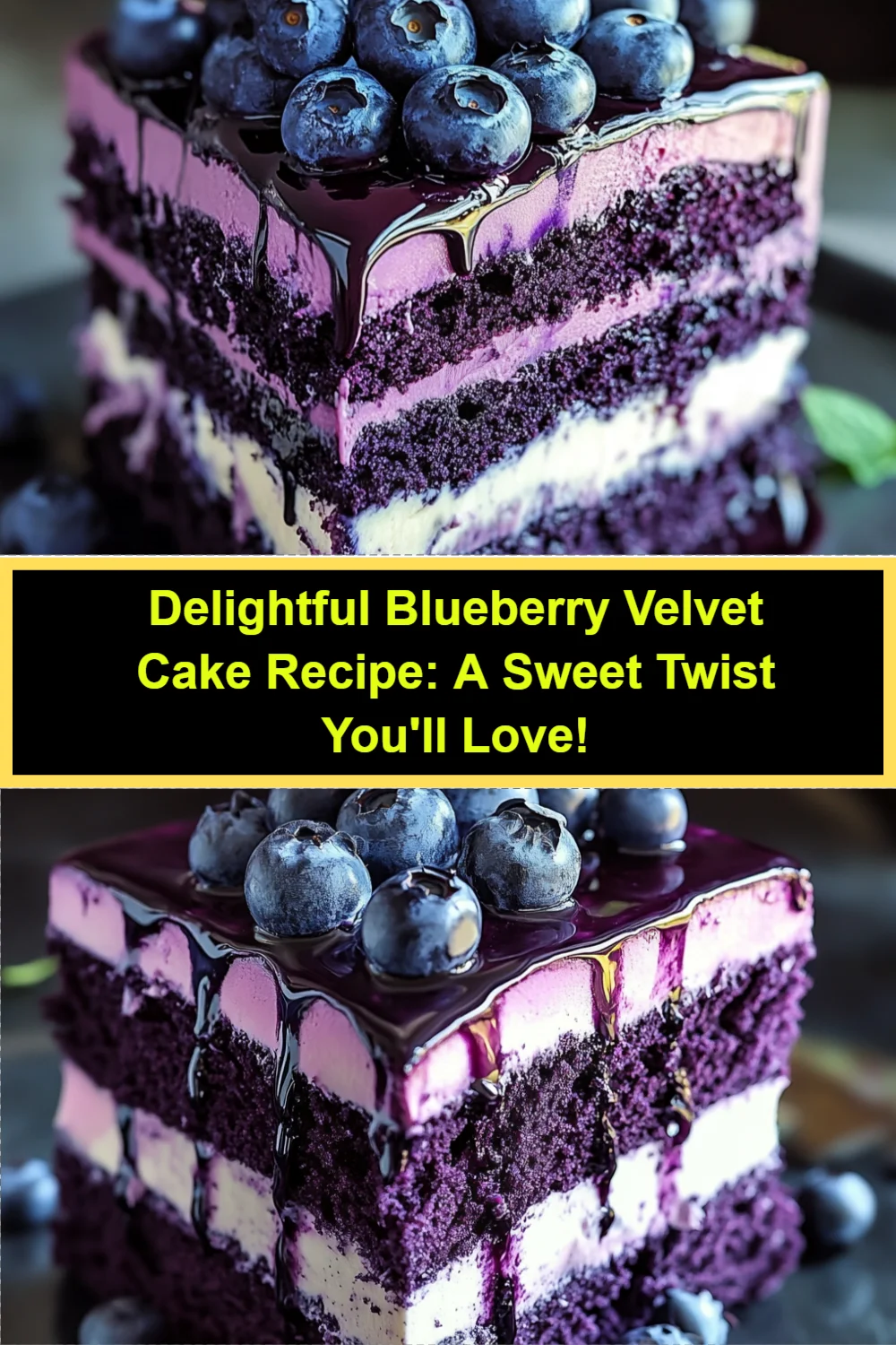 Delightful Blueberry Velvet Cake Recipe: A Sweet Twist You'll Love!