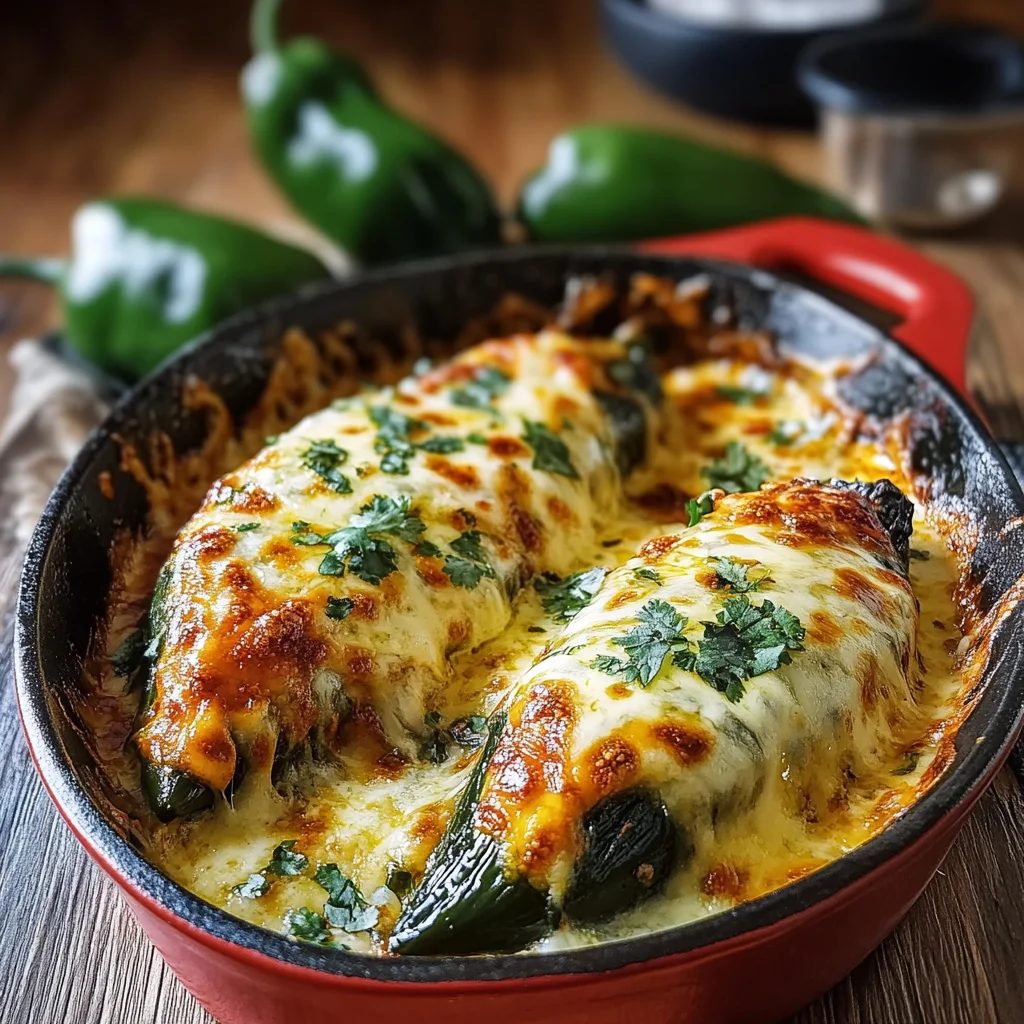 Easy Baked Mexican Chiles Rellenos Recipe