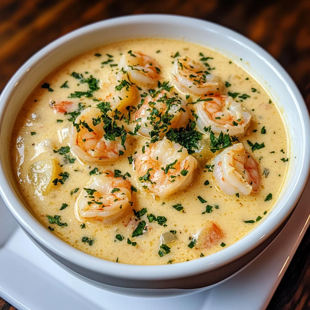 Easy Creamy Shrimp Potato Soup Recipe