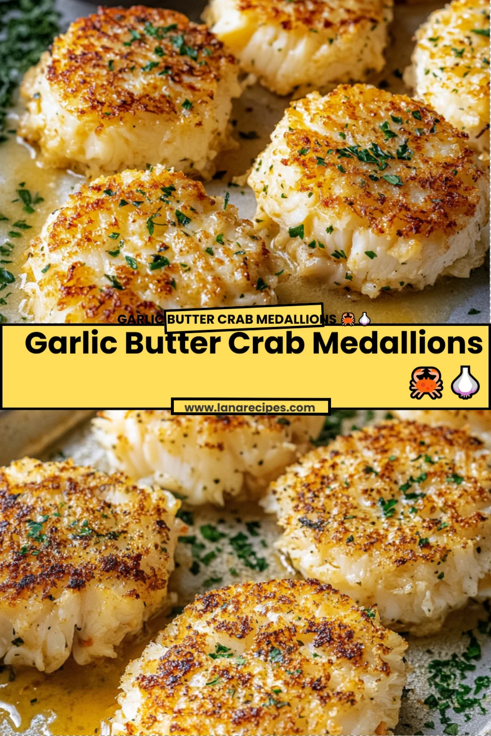 Quick and Easy Garlic Butter Crab Medallions Recipe You’ll Love!