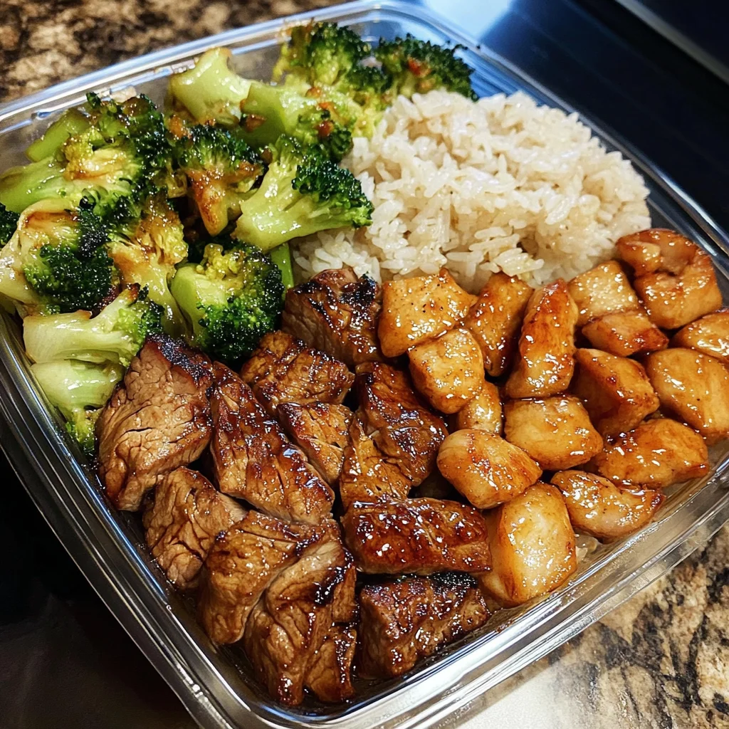 Hibachi Steak and Chicken Rice Plate Recipe (Easy and Delicious!)