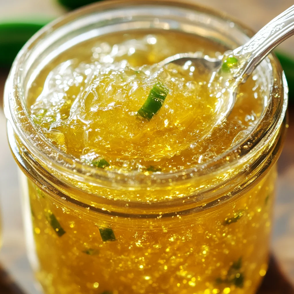 Homemade Lemon Zest Jalapeño Shine Jelly Recipe