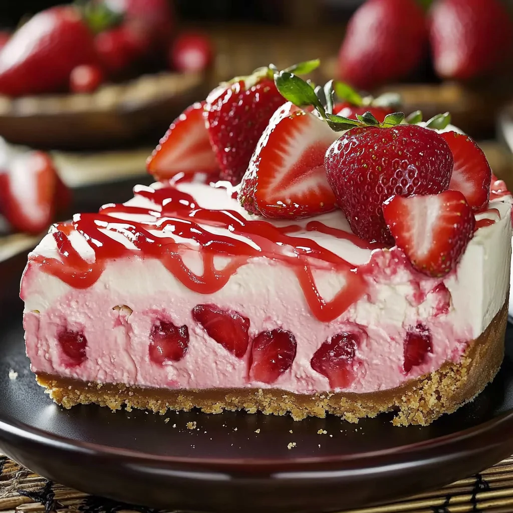 Luscious Strawberry Dream Cheesecake Recipe