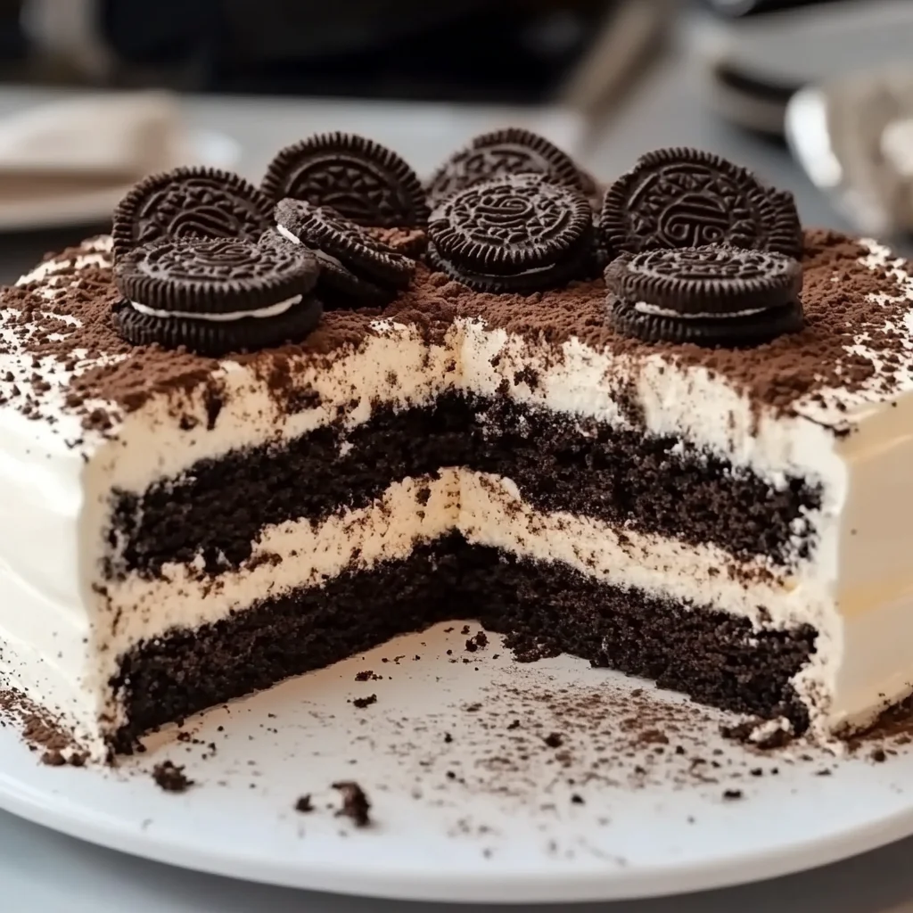 No-Bake Oreo Mousse Cake Recipe