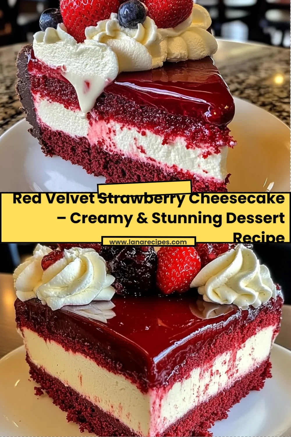 Decadent Red Velvet Strawberry Cheesecake Recipe That Will Steal Your Heart!