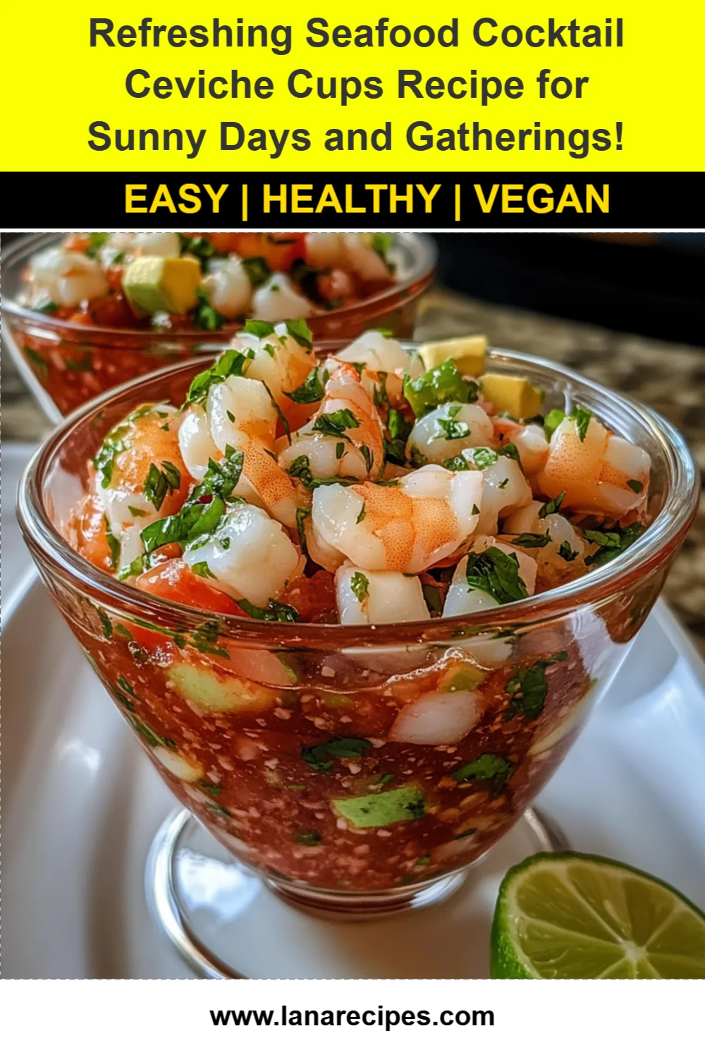 Seafood Cocktail Ceviche Cups Recipe (Light and Refreshing!)