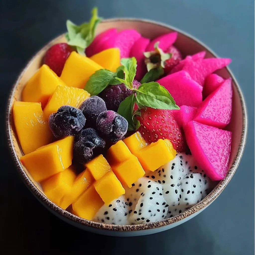 Tropical Mango Dragon Fruit Bowl Recipe (Refreshing and Easy!)