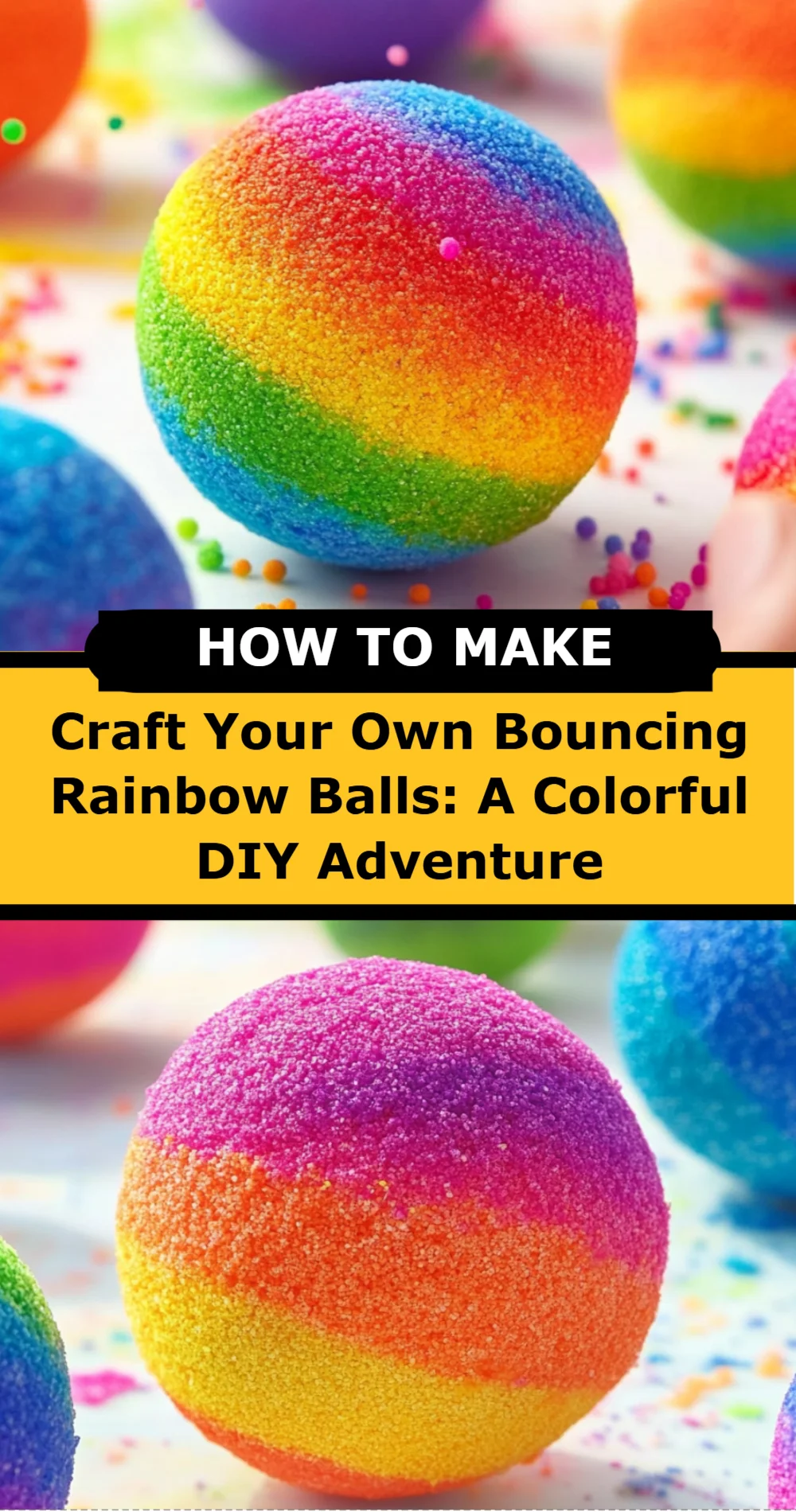 Bouncing Rainbow Balls DIY Project: Create Colorful Fun!