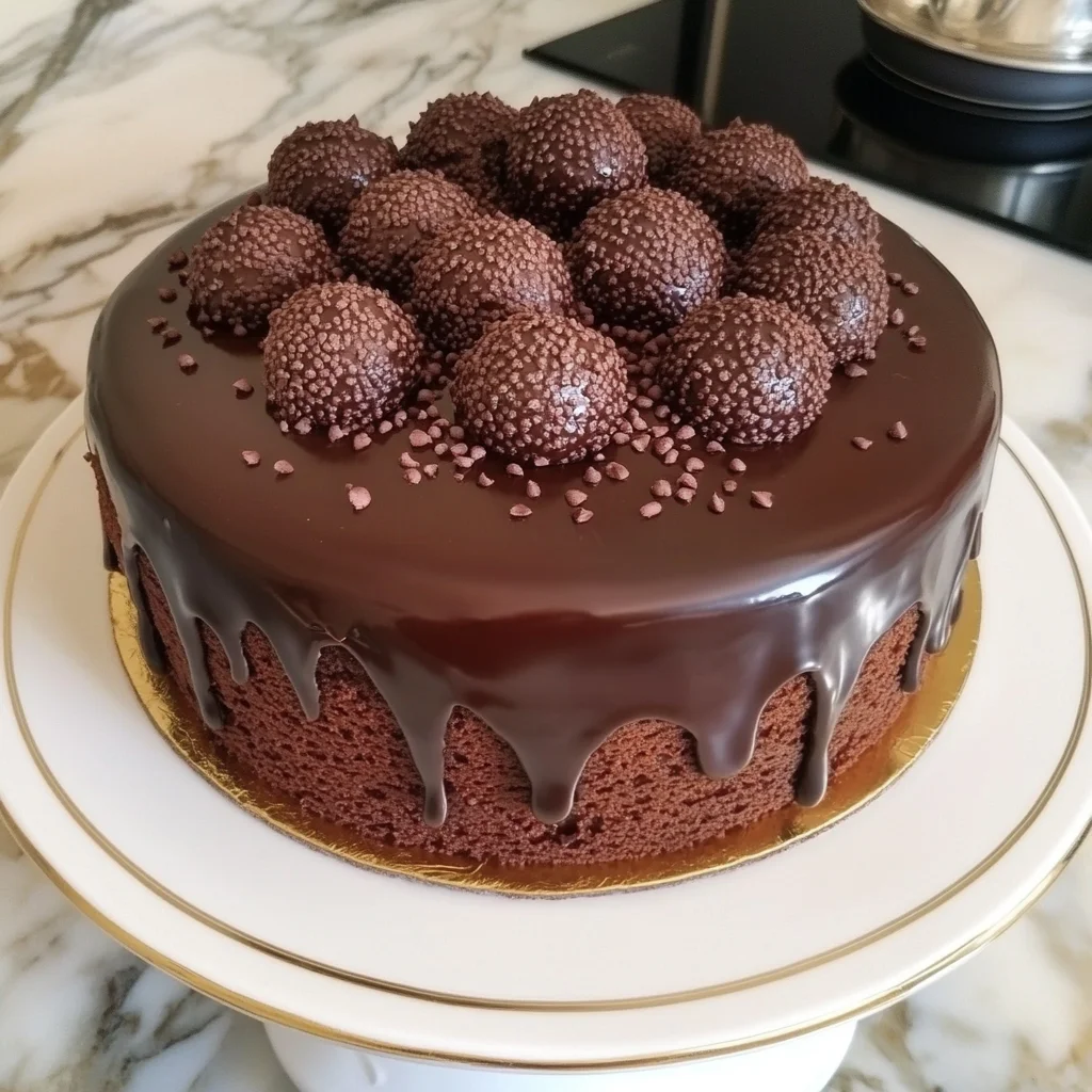 Brazilian Brigadeiro Ganache Cake Recipe (Rich and Decadent!)