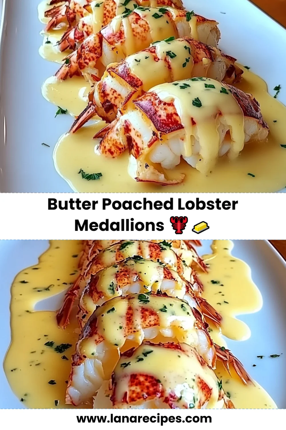 Indulge in Easy Butter Poached Lobster Medallions for a Luxurious Dinner at Home!