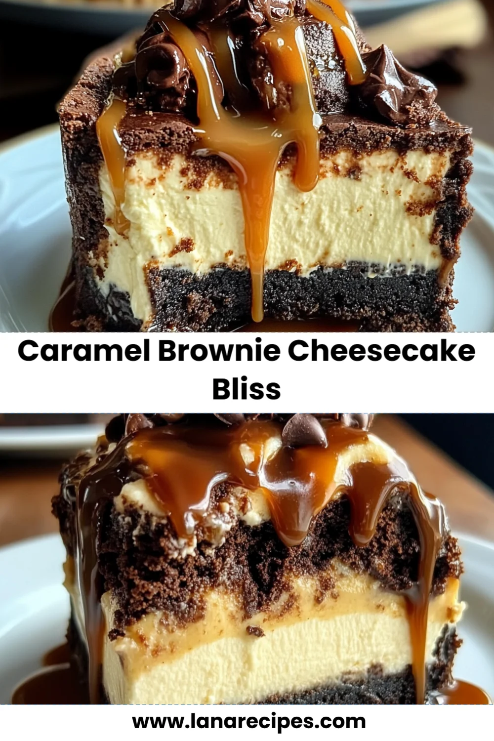 Indulge in Caramel Brownie Cheesecake Bliss: A Decadent Dessert to Satisfy Your Sweet Tooth!