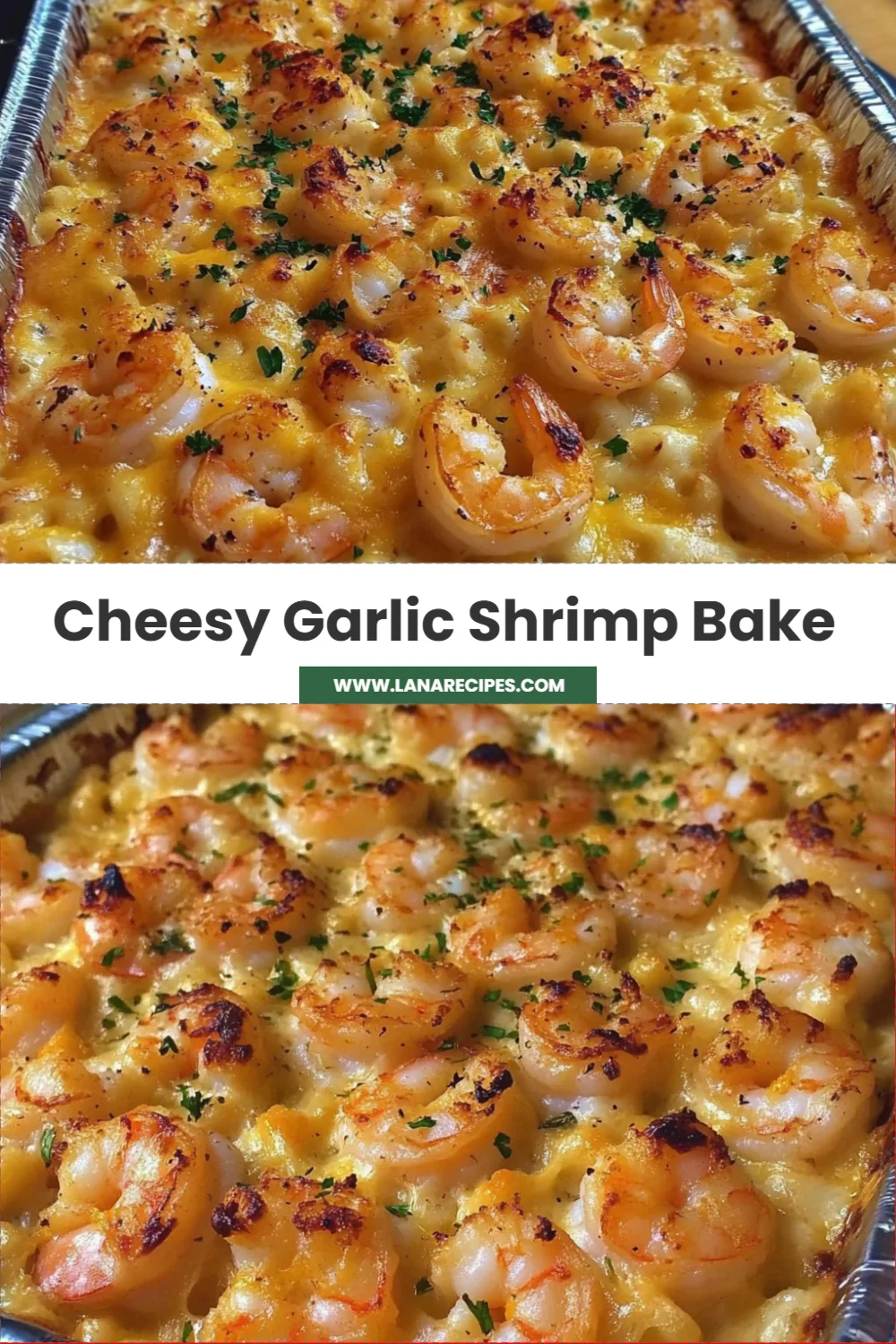 Cheesy Garlic Shrimp Bake: A Cozy Delight That's Quick, Easy, and Irresistibly Delicious!
