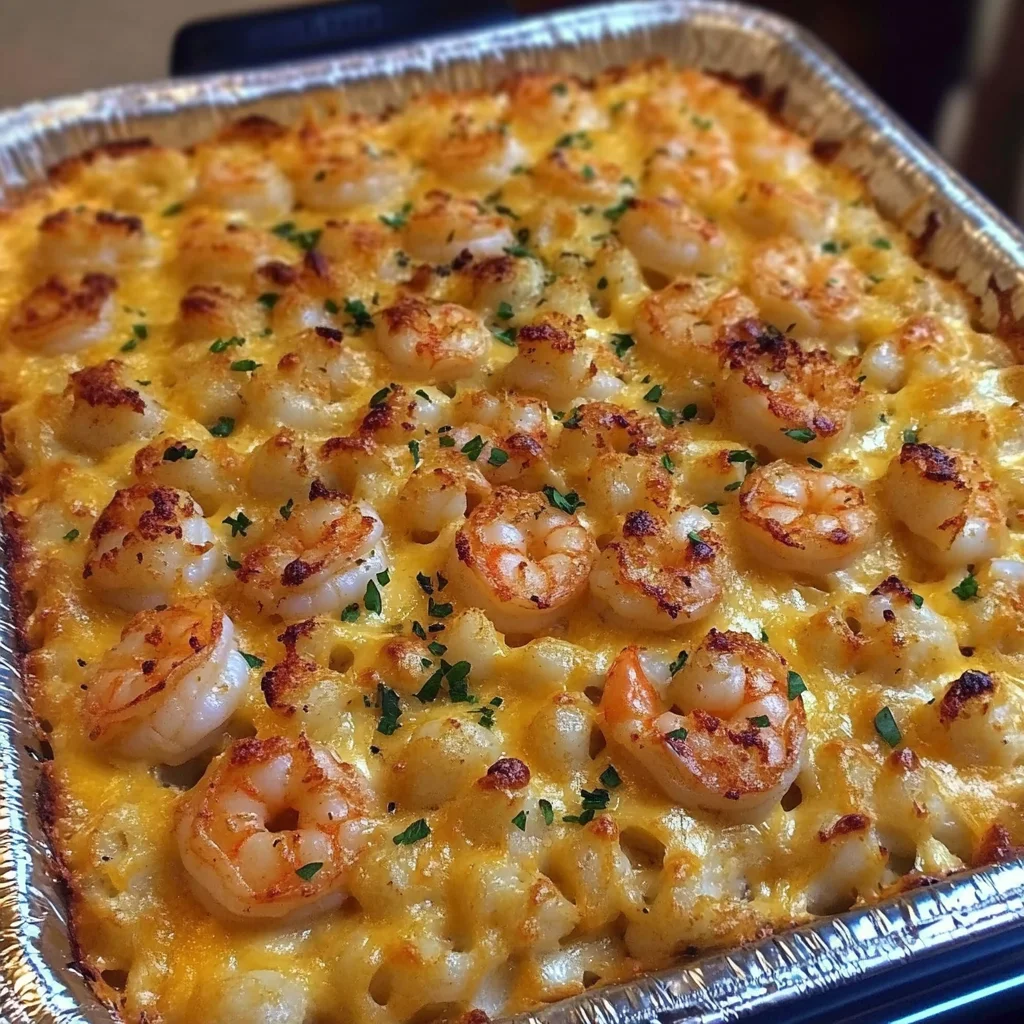 Cheesy Garlic Shrimp Bake Recipe (Easy and Delicious!)