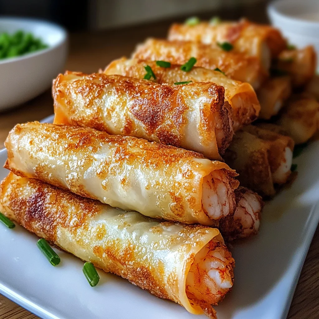 Crispy Cheesy Shrimp Egg Rolls Recipe (Easy and Delicious!)