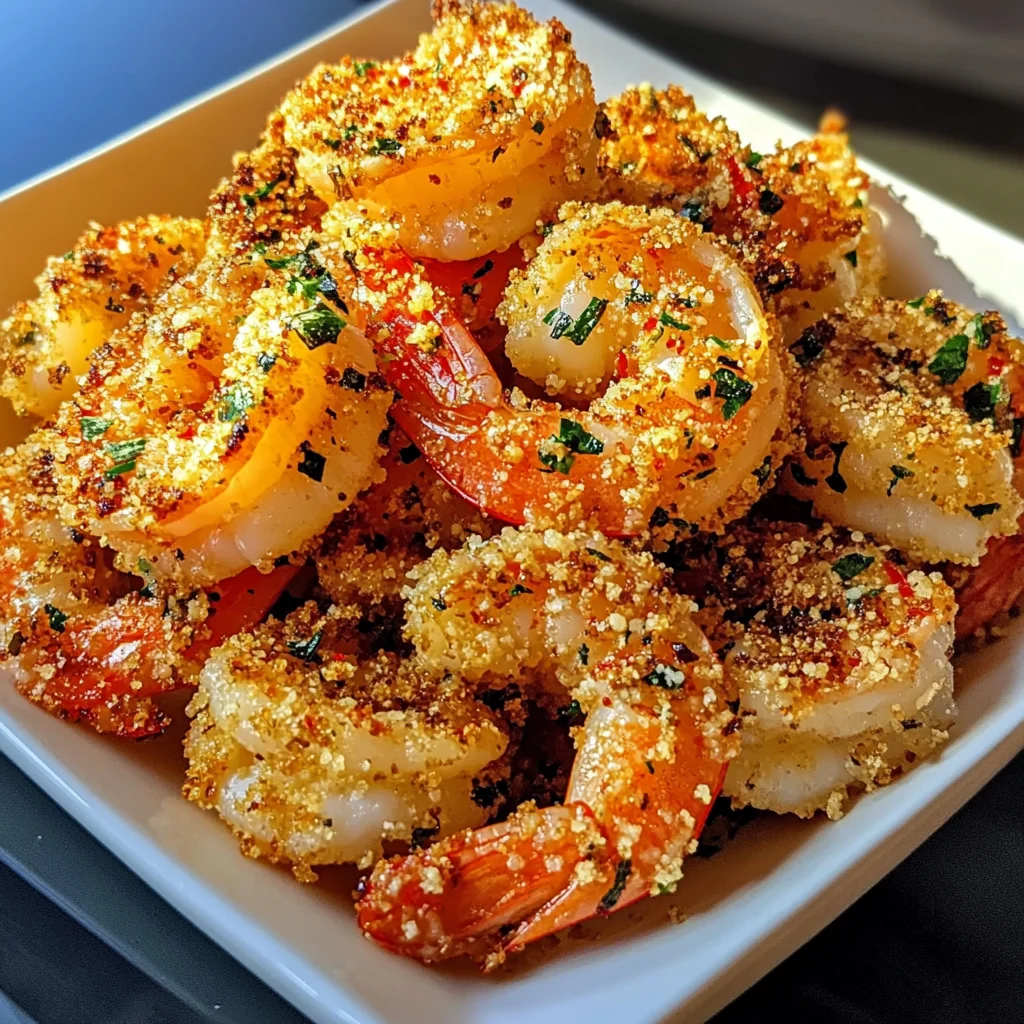 Crispy Garlic Parmesan Shrimp Recipe