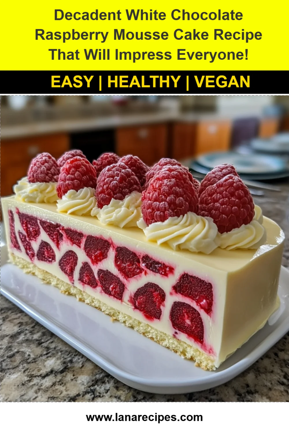 Decadent White Chocolate Raspberry Mousse Cake Recipe That Will Impress Everyone!