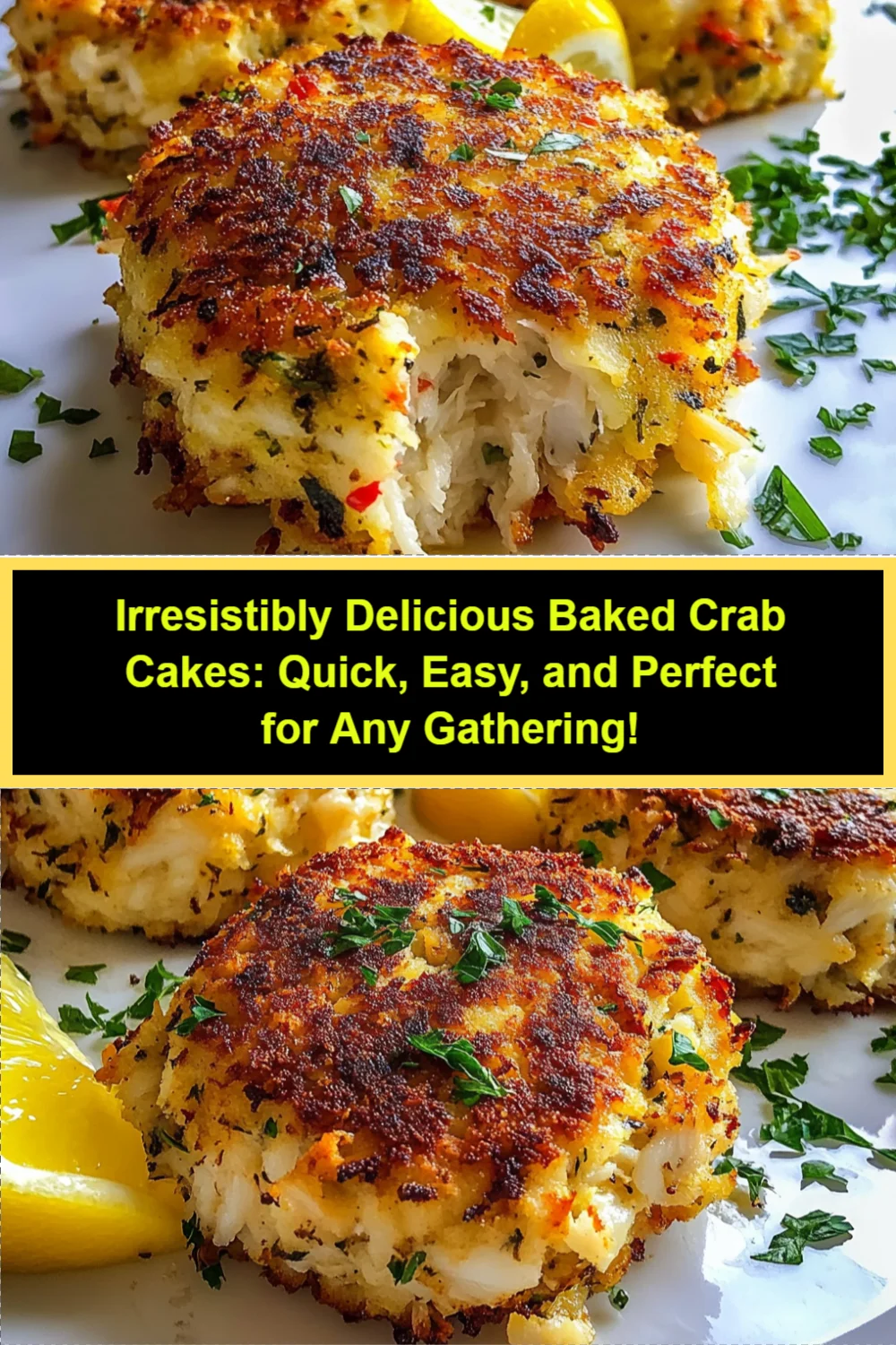 Irresistibly Delicious Baked Crab Cakes: Quick, Easy, and Perfect for Any Gathering!