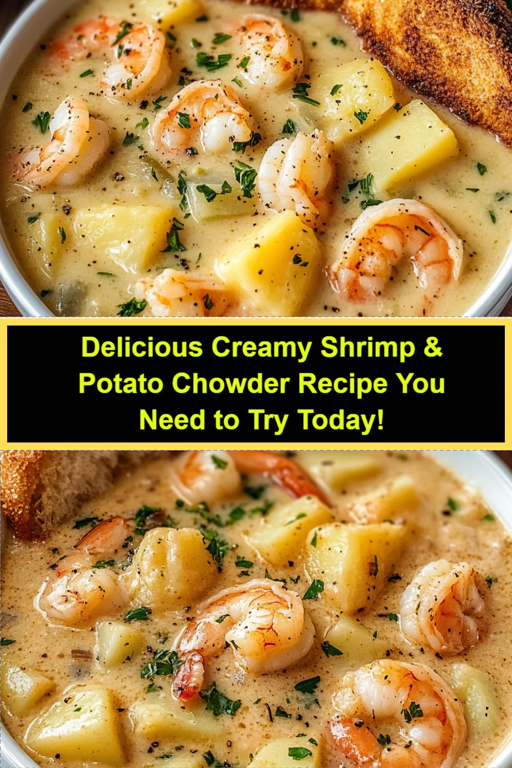 Delicious Creamy Shrimp & Potato Chowder Recipe You Need to Try Today!
