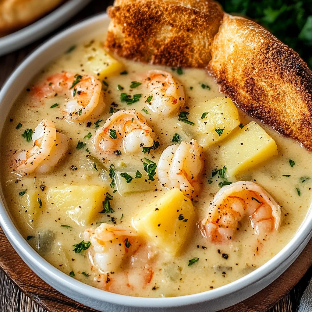 Delicious Creamy Shrimp and Potato Chowder Recipe