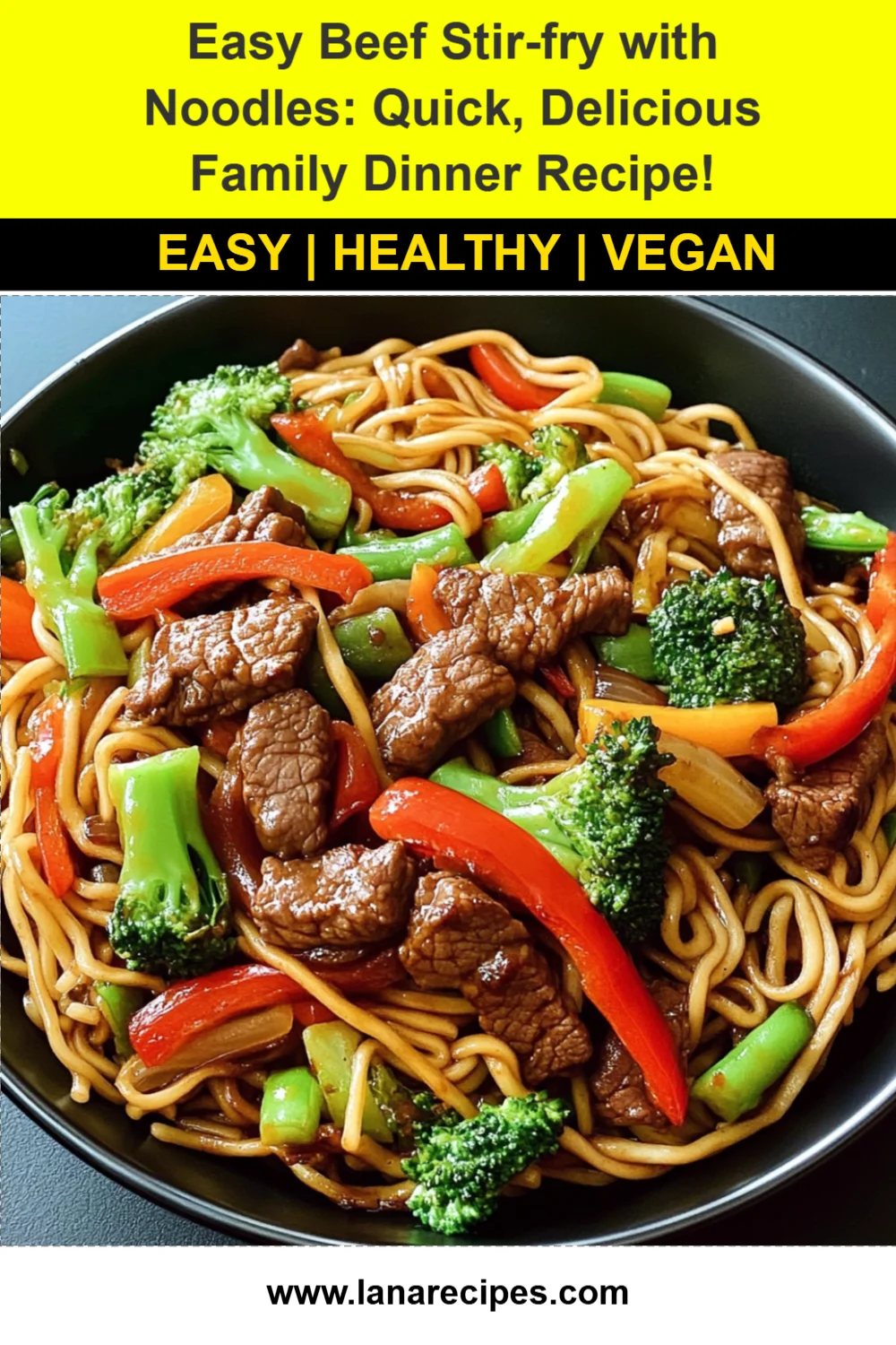 Easy Beef Stir-fry with Noodles: Quick, Delicious Family Dinner Recipe!