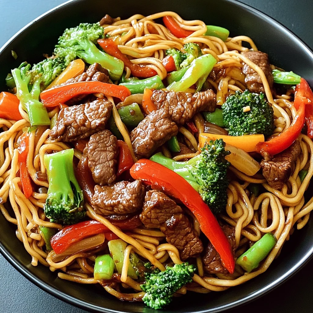 Easy Beef Stir-fry with Noodles Recipe