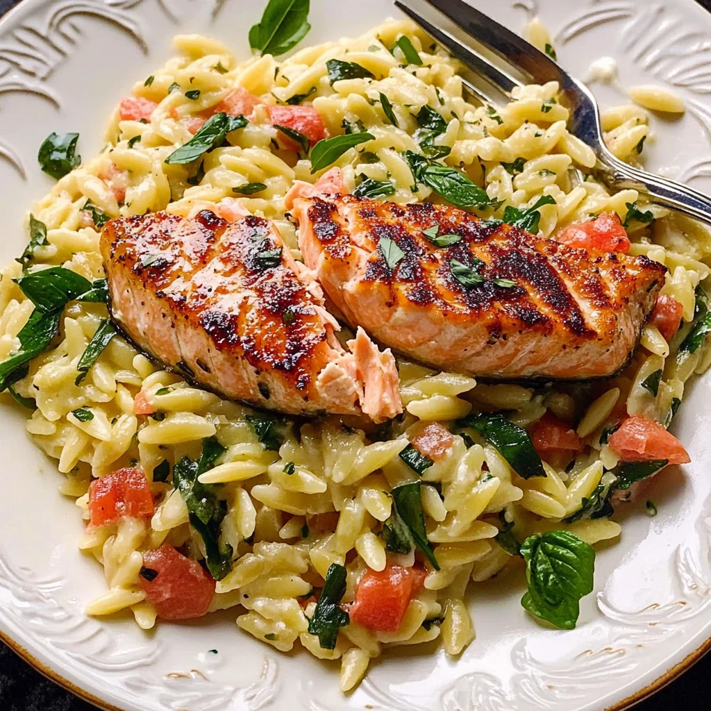Easy Salmon Orzo Recipe