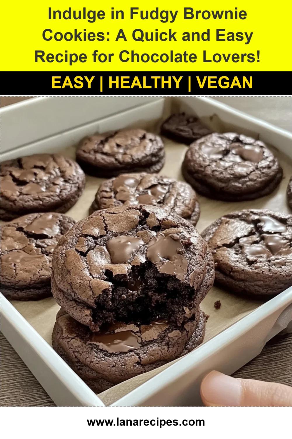 Indulge in Fudgy Brownie Cookies: A Quick and Easy Recipe for Chocolate Lovers!