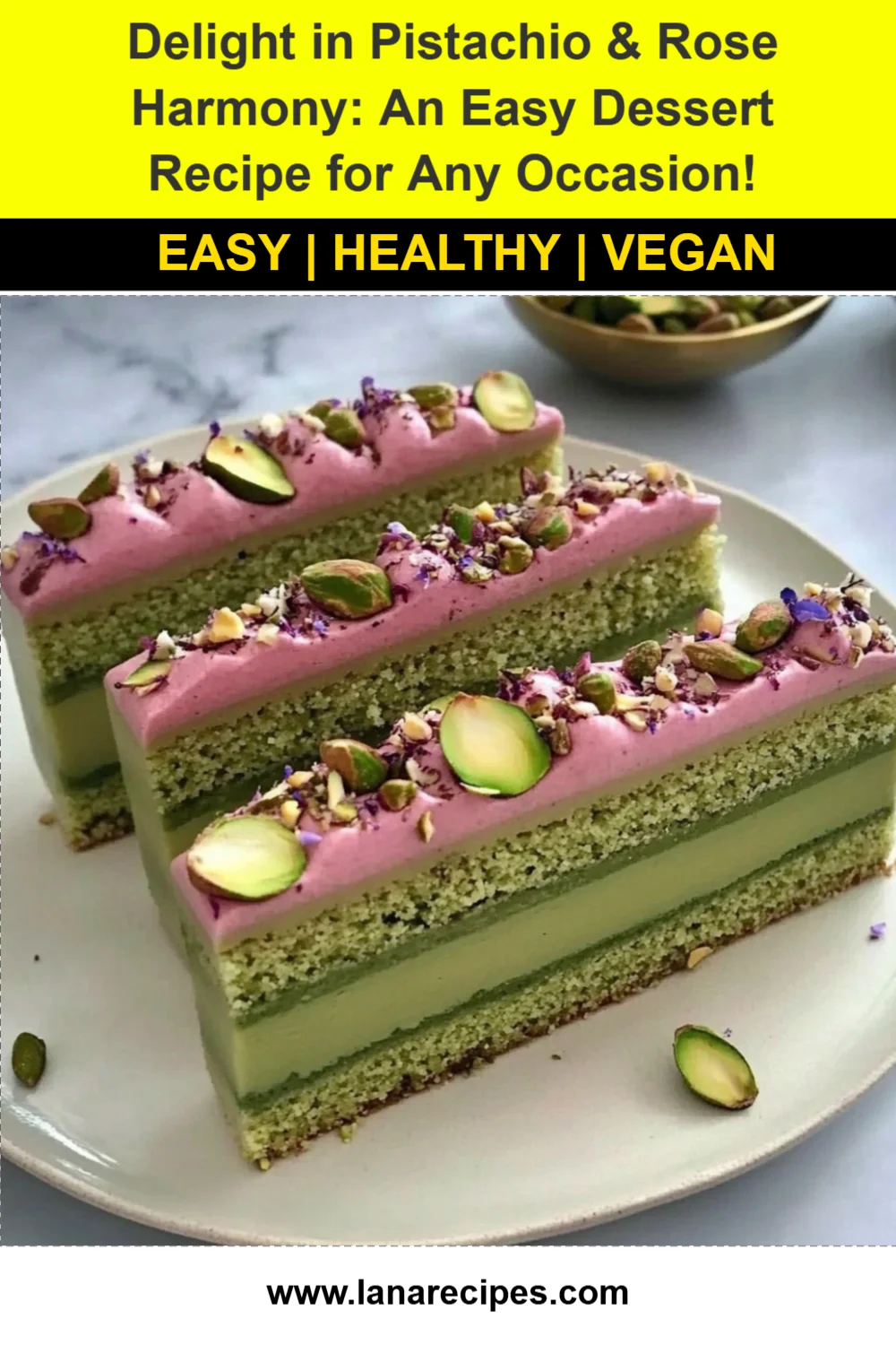 Delight in Pistachio & Rose Harmony: An Easy Dessert Recipe for Any Occasion!