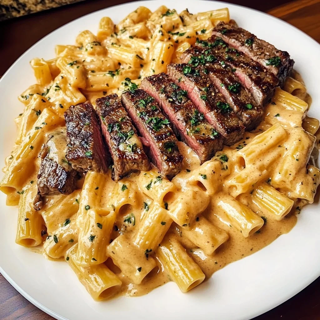 Ultimate Creamy Steakhouse Rigatoni Recipe