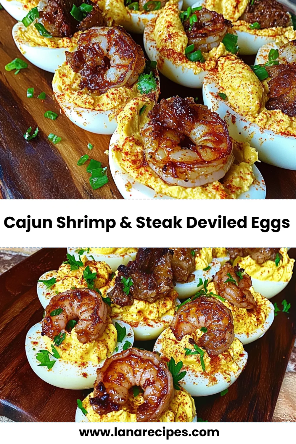 Cajun Shrimp & Steak Deviled Eggs: Elevate Your Appetizer Game with This Flavorful Twist!