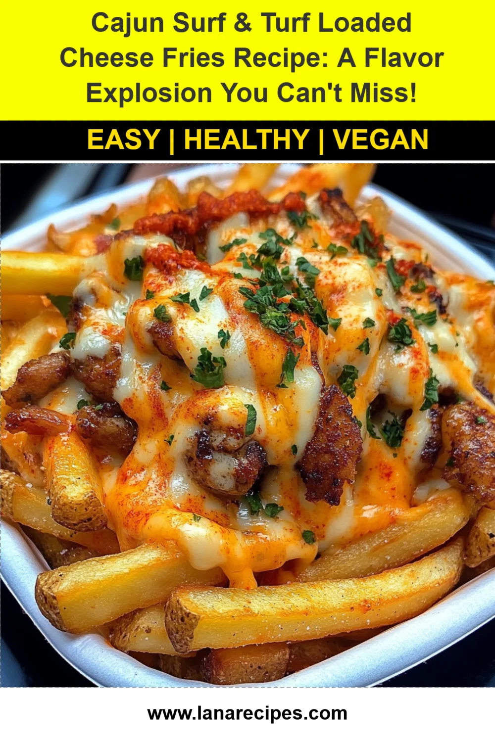 Cajun Surf & Turf Loaded Cheese Fries Recipe: A Flavor Explosion You Can't Miss!