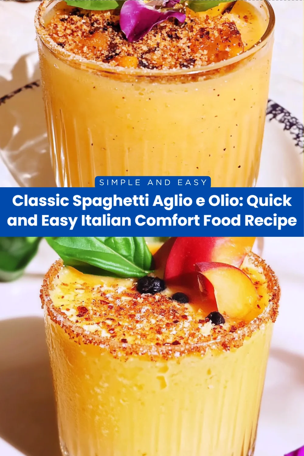 Classic Spaghetti Aglio e Olio: Quick and Easy Italian Comfort Food Recipe
