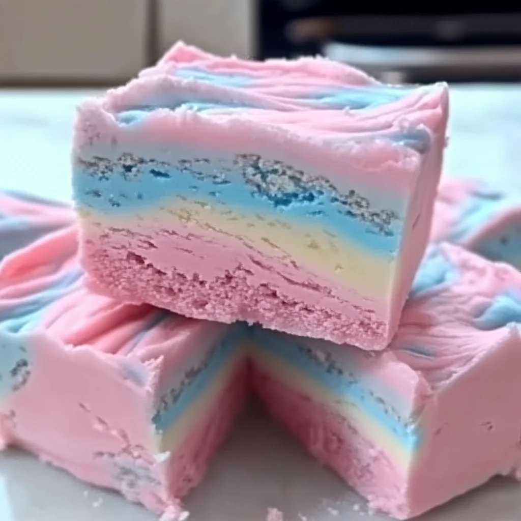 Cotton Candy Fudge Recipe (No Baking Required!)